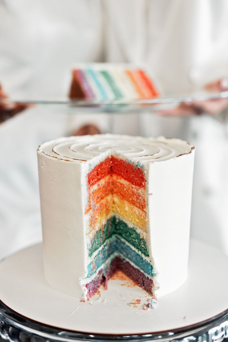 Rainbow Cake — Akri Bakes